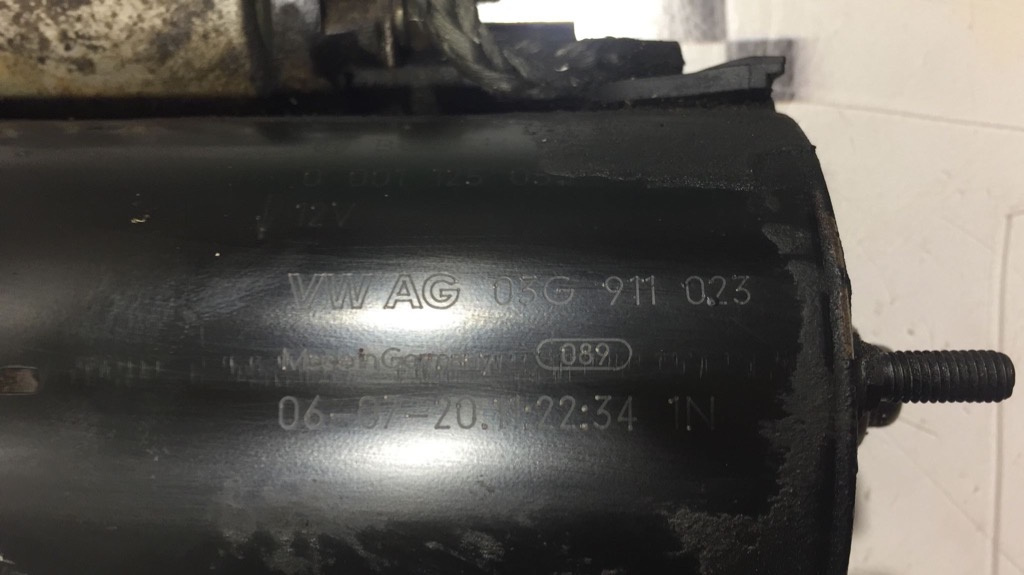 ELECTROMOTOR AUDI A4 B7 2006 2.0 TDI BRE COD 03G 911 023 (id: 584)