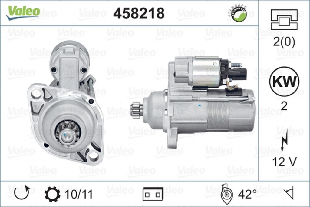 Electromotor AUDI TT Roadster 8J9 VALEO 458218