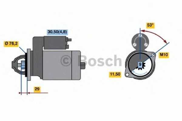 Electromotor BMW 1 F20 BOSCH 0001107527