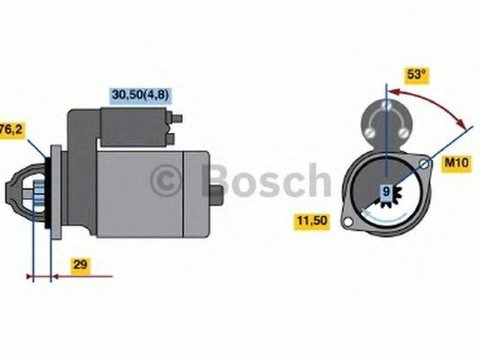 Electromotor BMW 3 E90 BOSCH 0001107527