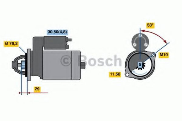 Electromotor BMW X1 (E84) (2009 - 2015) Bosch 0 986 021 500