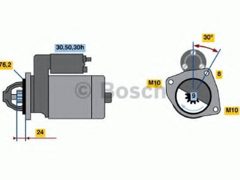 Electromotor BMW Z3 cupe (E36) (1997 - 2003) Bosch 0 986 017 110