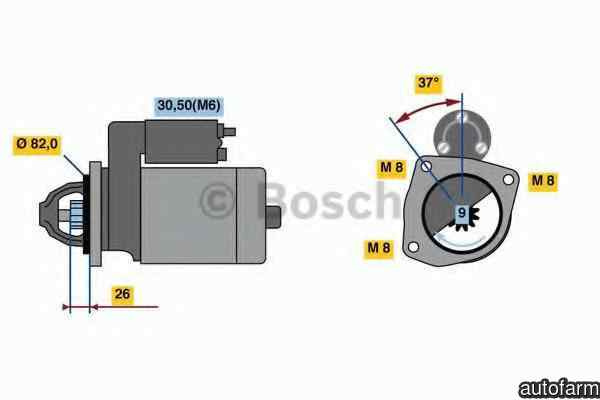 Electromotor CITROËN JUMPER bus 244 Z BOSCH 0 986 023 120