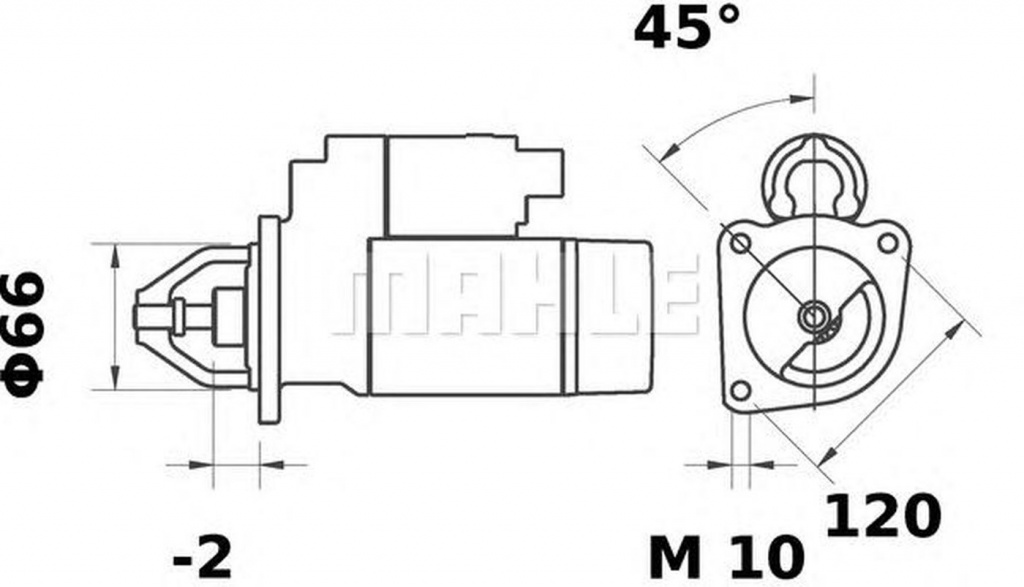 Electromotor CITROEN BERLINGO caroserie M MAHLE ORIGINAL MS150