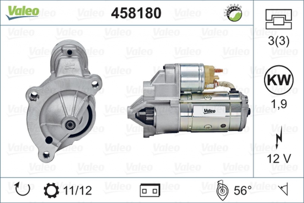 Electromotor CITROEN C4 Grand Picasso II VALEO 458180