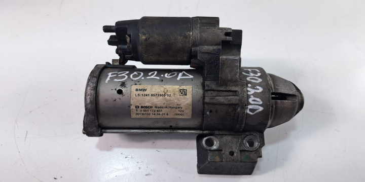 Electromotor Cod: 1241 8571905-02 0001172407 BMW Seria 3 F30 [2011 - 2016] Sedan 320d MT (184 hp)