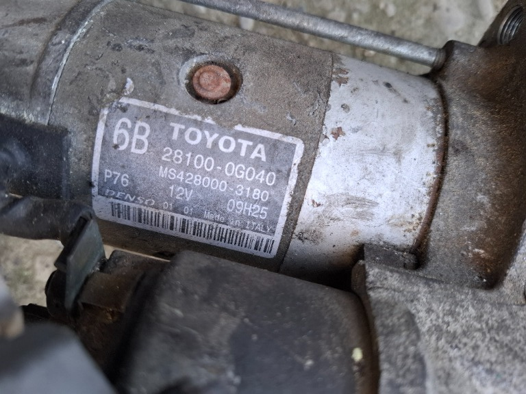 Electromotor cod 281000G040 Toyota Avensis II combi (T25) 2.2 D-4D. 2AD-FTV 6 vit man 28100 0G040