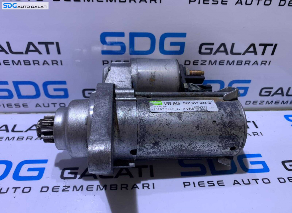 Electromotor cu 10 Dinti Volkswagen EOS 1.4 TSI CAVD CTHD CAXA 2006 - 2016 Cod 02Z911023G D6GS11 [B3625]