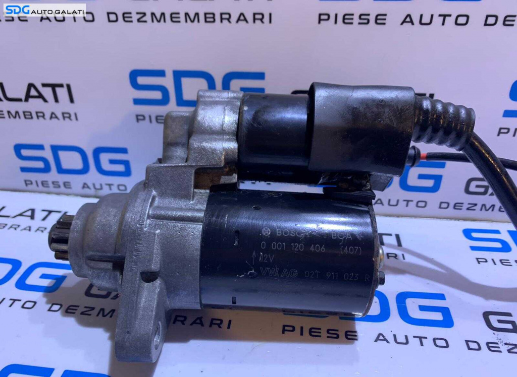 Electromotor cu 10 Dinti Volkswagen Polo 6R 1.6 CNKA CFNA CWVA CLSA 2010 - 2018 Cod 02T911023R 0001120406 [B3606]
