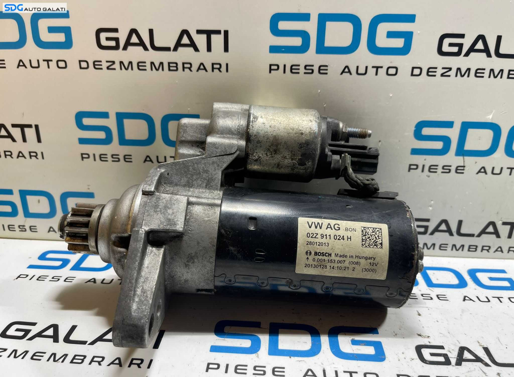 Electromotor cu 13 Dinti Seat Tarraco 2.0 TDI DFGA DFHA DTSA DTSB 2018 - Prezent Cod 02Z911024H 0001153007 0001153008 1005831827 [M7208]