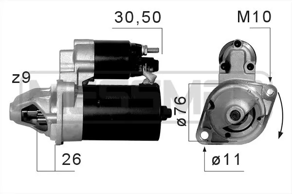 Electromotor ERA BMW 1 (F21) 2011-2016 - 220662A
