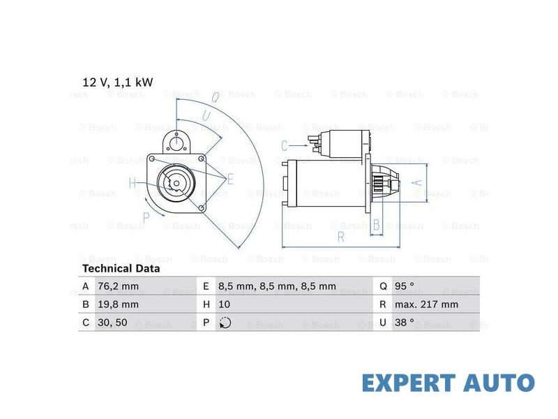 Electromotor Fiat 500 (312) 2007-2016 #2 000113700