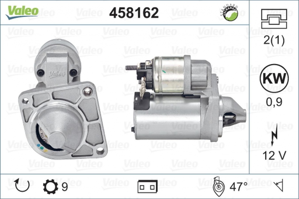 Electromotor FIAT 500L 199 VALEO 458162