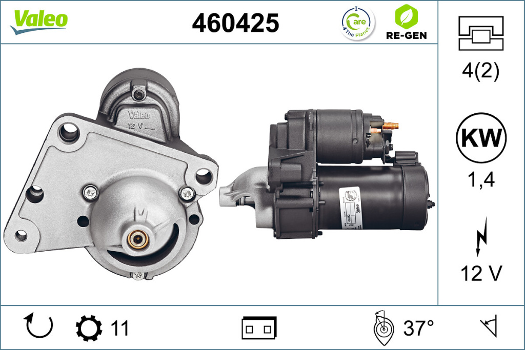 ELECTROMOTOR ~ FIAT SCUDO Bus (270_, 272_) 1.6 D Multijet 2.0 D Multijet 120cp 136cp 90cp 2007 2008 2009 2010 2011 2012 2013 2014 2015 2016 ~ VAL460425 ~ VALEO