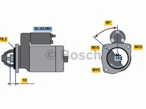 Electromotor FORD FIESTA caroserie J5 J3 BOSCH 0001218128