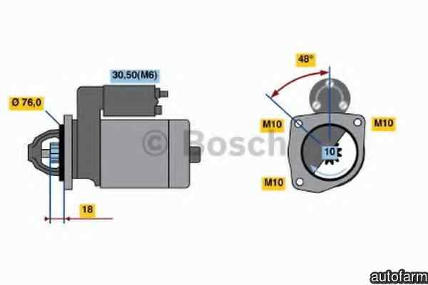 Electromotor FORD FOCUS combi DNW BOSCH 0 986 022 