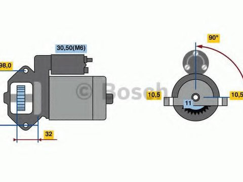 Electromotor FORD FOCUS II Cabriolet (2006 - 2016) Bosch 0 986 023 570