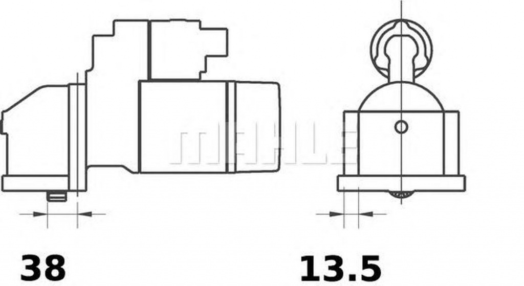 Electromotor FORD MONDEO III combi BWY MAHLE ORIGINAL MS422