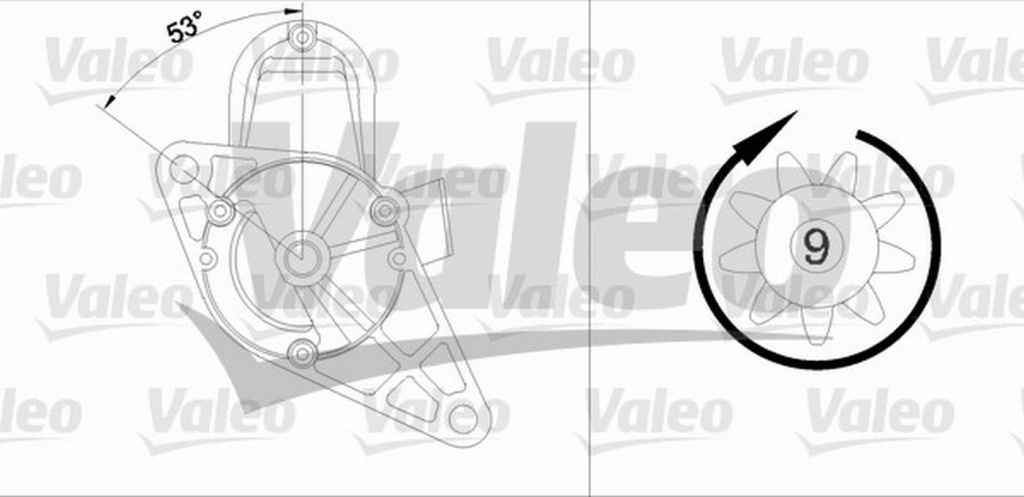 Electromotor HONDA CIVIC VII cupe EM2 VALEO 455980