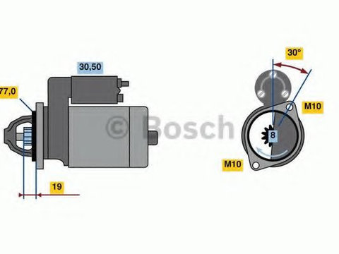 Electromotor HYUNDAI ACCENT IV limuzina (RB) (2010 - 2016) Bosch 0 986 023 600