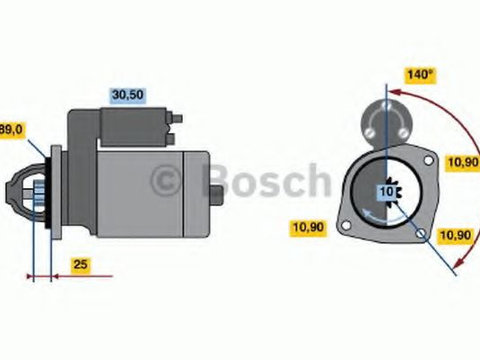 Electromotor IVECO EuroCargo (1991 - 2011) Bosch 0 986 017 880