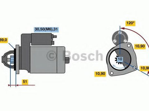 Electromotor IVECO Tector (2012 - 2016) Bosch 0 986 020 170