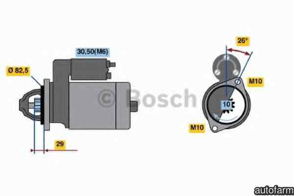 Electromotor MERCEDES-BENZ C-CLASS cupe (CL203) BO