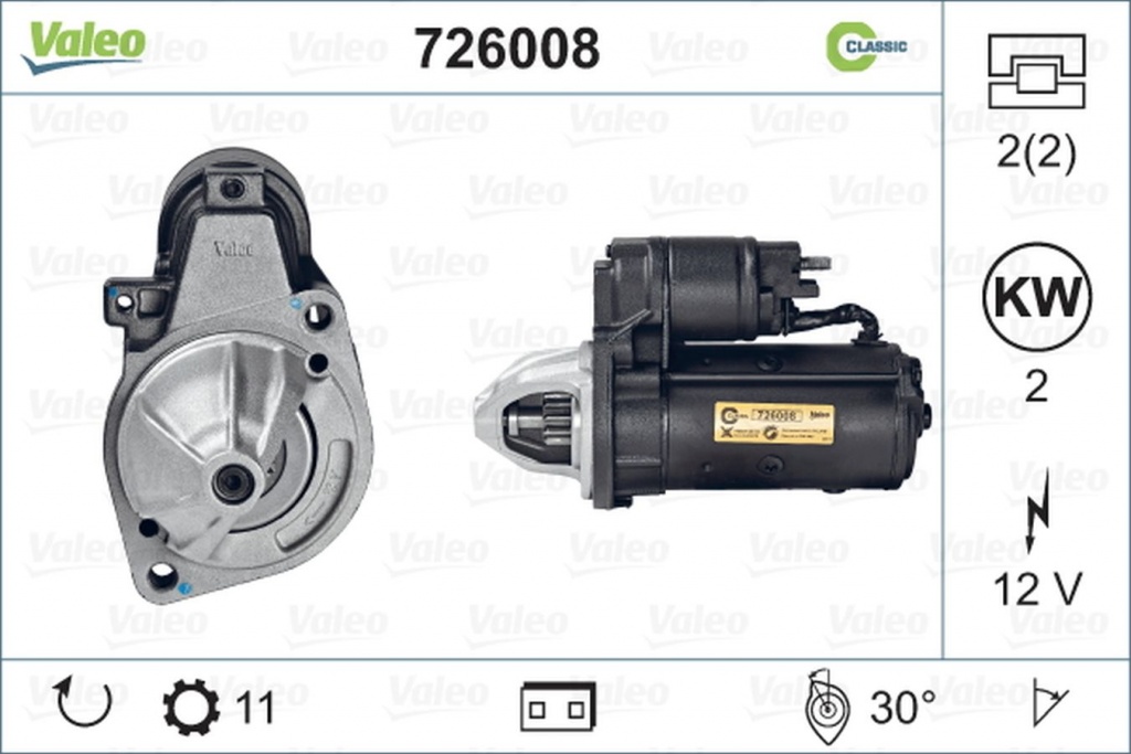 Electromotor MERCEDES-BENZ E-CLASS W211 VALEO 7260