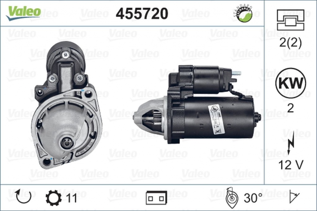 Electromotor MERCEDES-BENZ VIANO W639 VALEO 455720