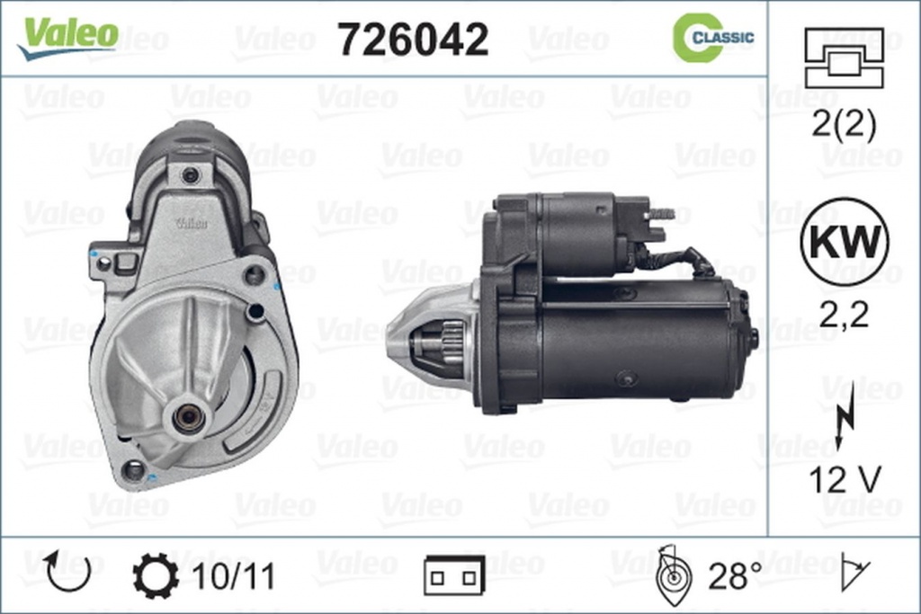 Electromotor MERCEDES-BENZ VITO MIXTO caroserie W6