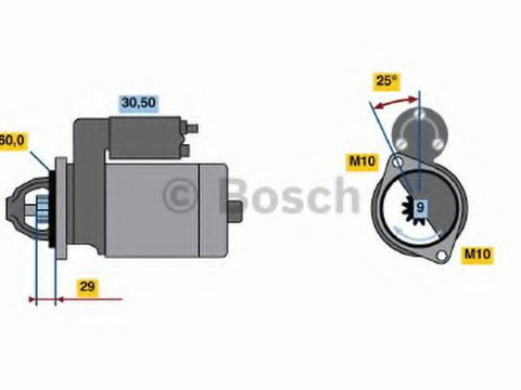 Electromotor MERCEDES CLK Cabriolet (A208) (1998 - 2002) Bosch 0 986 017 890
