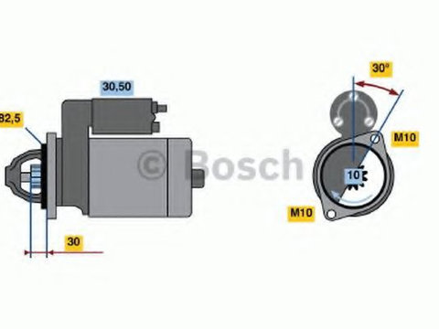 Electromotor MERCEDES G-CLASS (W463) (1989 - 2016) Bosch 0 986 013 390