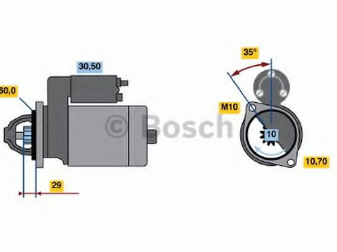 Electromotor MERCEDES M-CLASS (W164) (2005 - 2016) Bosch 0 986 019 500