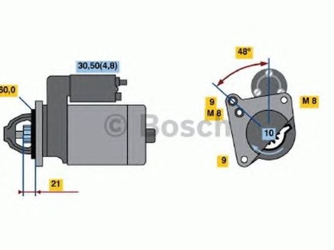 Electromotor MINI MINI Roadster R59 BOSCH 0001106405