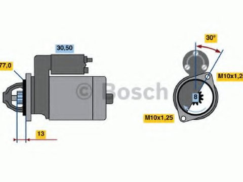 Electromotor MITSUBISHI SPACE RUNNER (N6_W) (1999 - 2002) Bosch 0 986 020 411