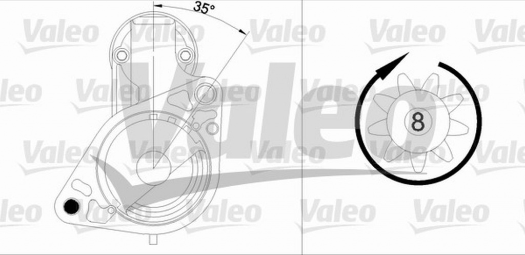 Electromotor NISSAN MICRA II K11 VALEO 4