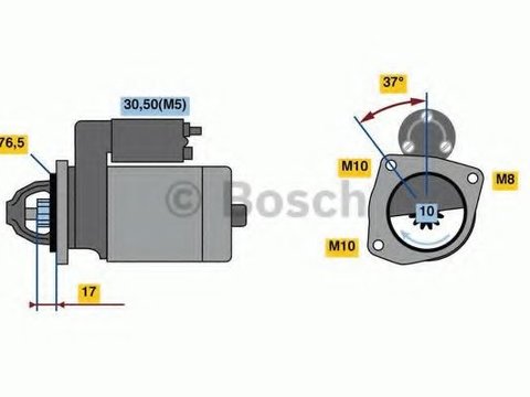 Electromotor NISSAN X-TRAIL (T31) (2007 - 2013) Bosch 0 986 023 530