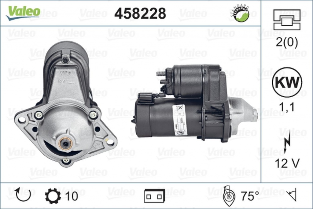 Electromotor OPEL ASTRA G combi F35 VALEO 458228