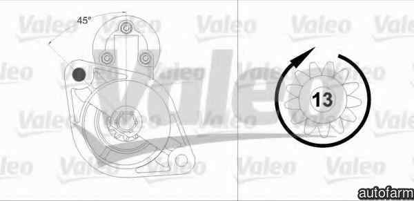 Electromotor OPEL ASTRA H GTC L08 VALEO 458219