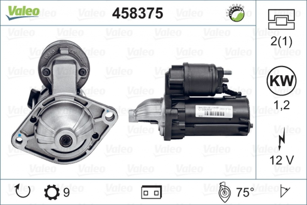 Electromotor OPEL CORSA D VALEO 458375 PieseDeTop