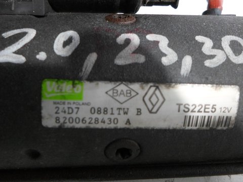 Electromotor Opel Vivaro 2,0cdti cod 8200628430