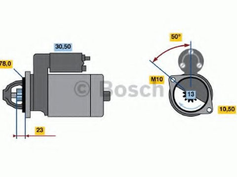Electromotor OPEL ZAFIRA B Van (2005 - 2016) Bosch 0 986 019 361