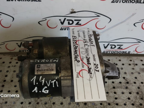 Electromotor Peugeot 207 1.4 Benzina An 2006 - 2012