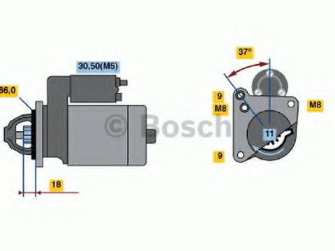 Electromotor PEUGEOT 301 (2012 - 2016) Bosch 0 986 021 651