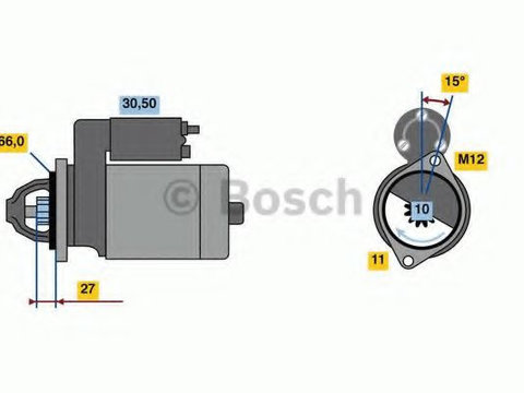 Electromotor PORSCHE MACAN (95B) (2014 - 2016) Bosch 0 986 024 010