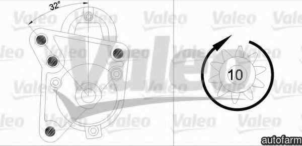 Electromotor RENAULT CLIO I B/C57 5/357 VALEO 4557