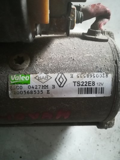 Electromotor renault cod 8200568535E TS22E8