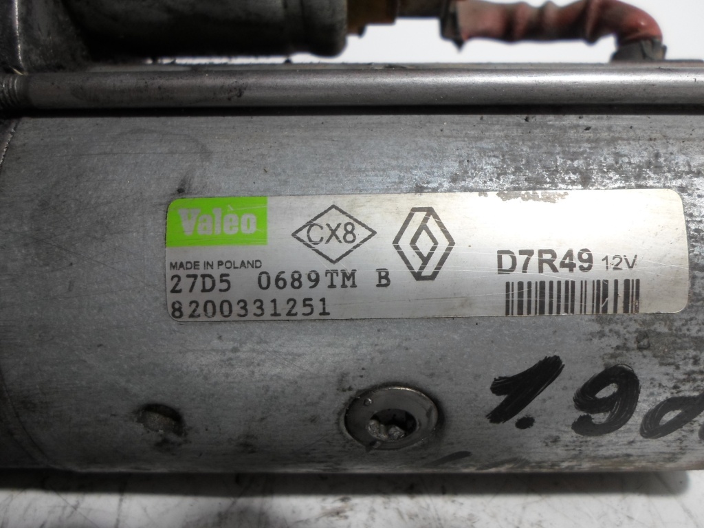 Electromotor Renault Espace 4 motor 1,9 dci cod8200331251