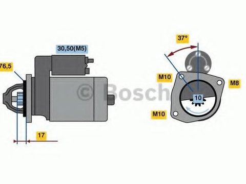 Electromotor RENAULT MASTER III platou / sasiu (EV, HV, UV) (2010 - 2016) Bosch 0 986 023 530