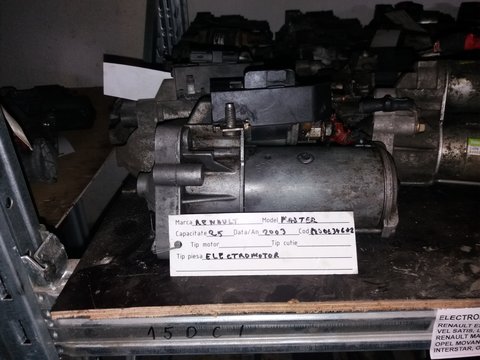 ELECTROMOTOR RENAULT MASTER MOTOR 2,5DCI